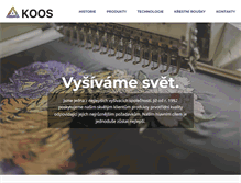 Tablet Screenshot of koos.cz