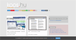 Desktop Screenshot of koos.hu